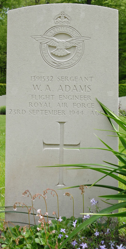 Sgt William Alfred Adams<br /><br /><br />died on active duty - 23.12.1944